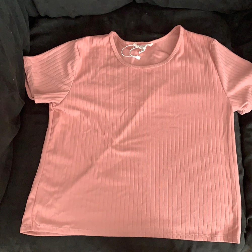 Plain pink top